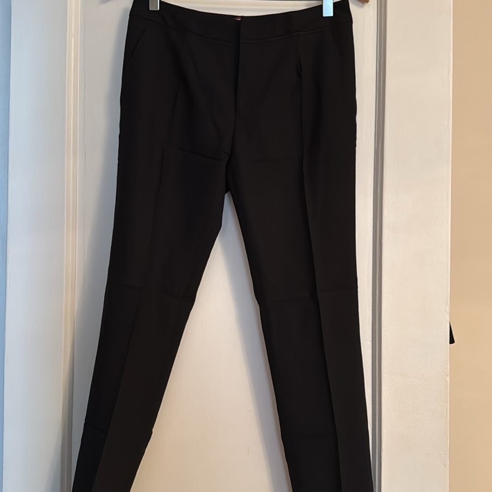 WOOL Pants - Comptoir des cotonniers- Black straight pants - size 34